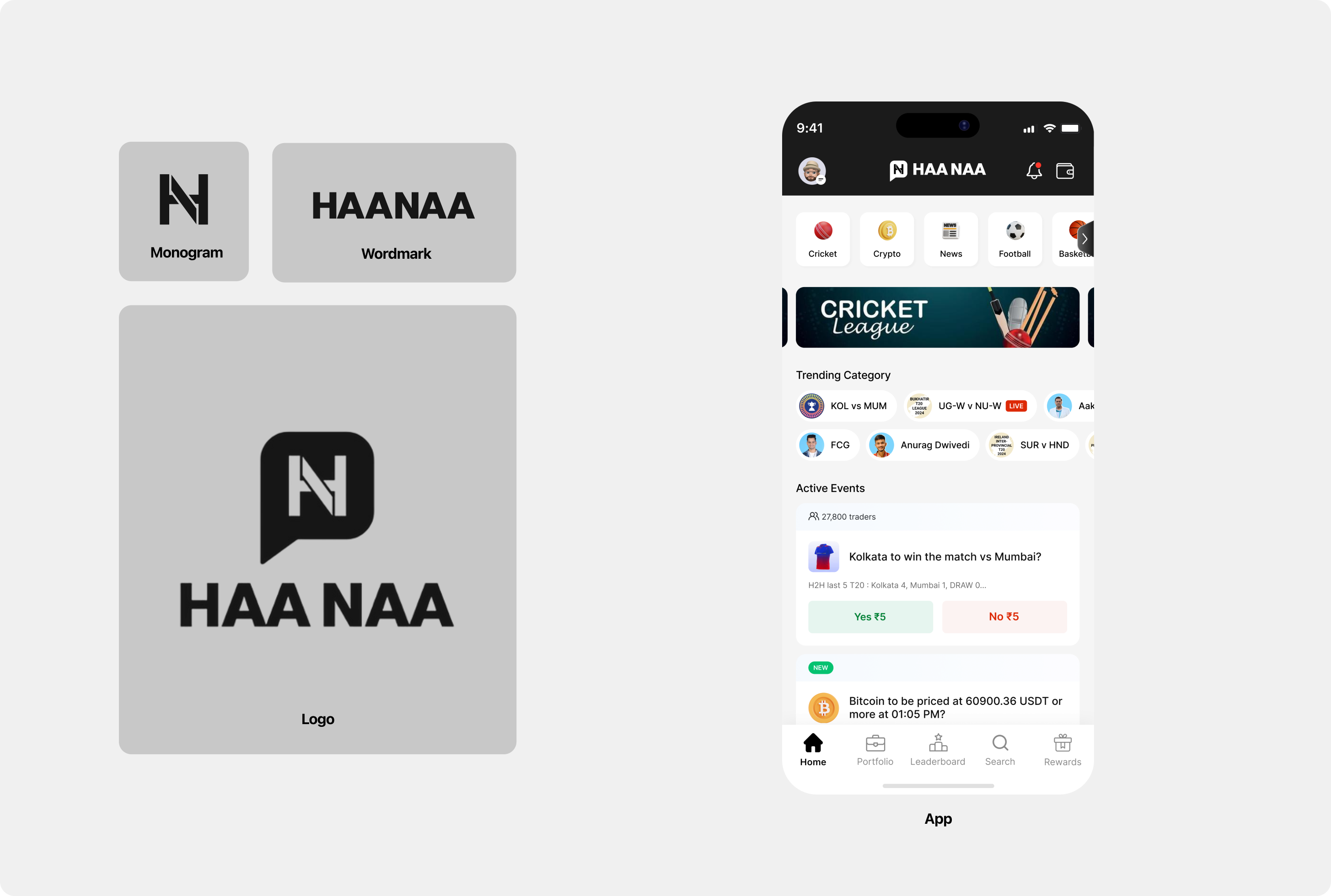 Haanaa logo system and app