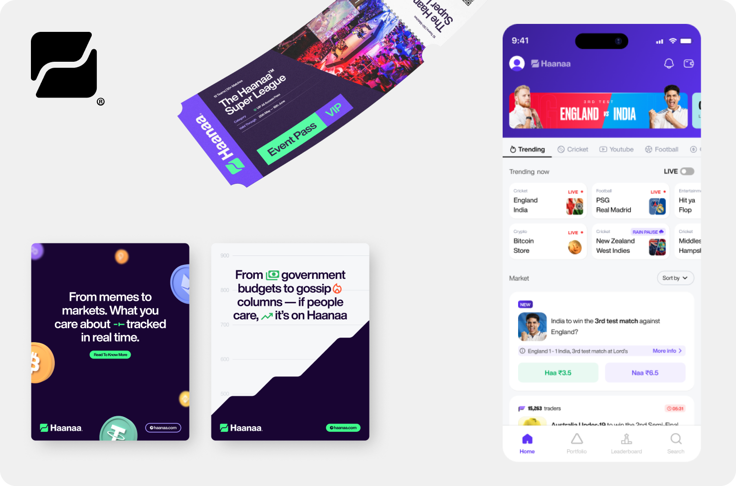After rebrand — new logo, app, identity